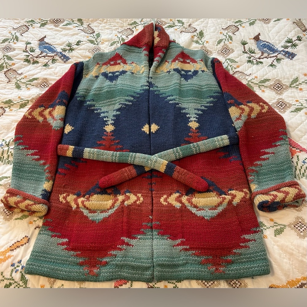 Vintage Ralph Lauren Hand Knit Cardigan